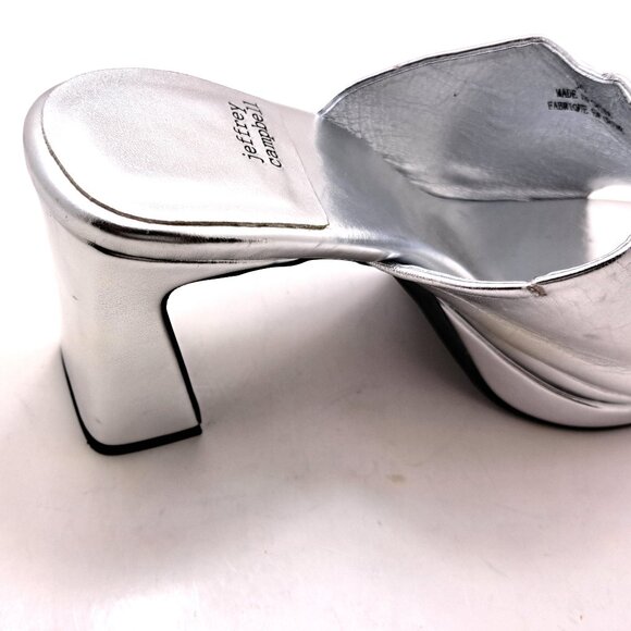 Jeffery Campbell Caviar Platform Slide Sandal - Size 10 - Picture 12 of 13